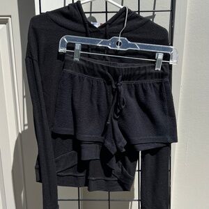 Make and Model Loungewear/ Sleep Set- Hoodie (Small) and Shorts (XS)